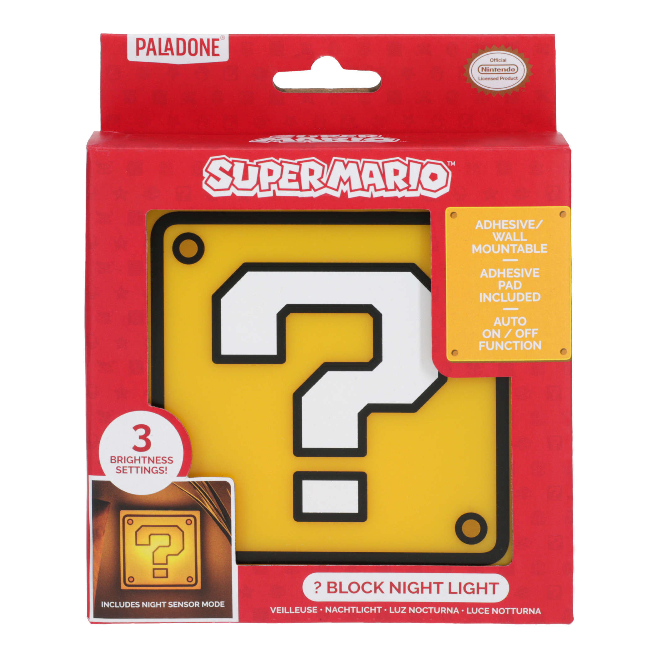 Super Mario Bros. ? Block Mountable Night Light